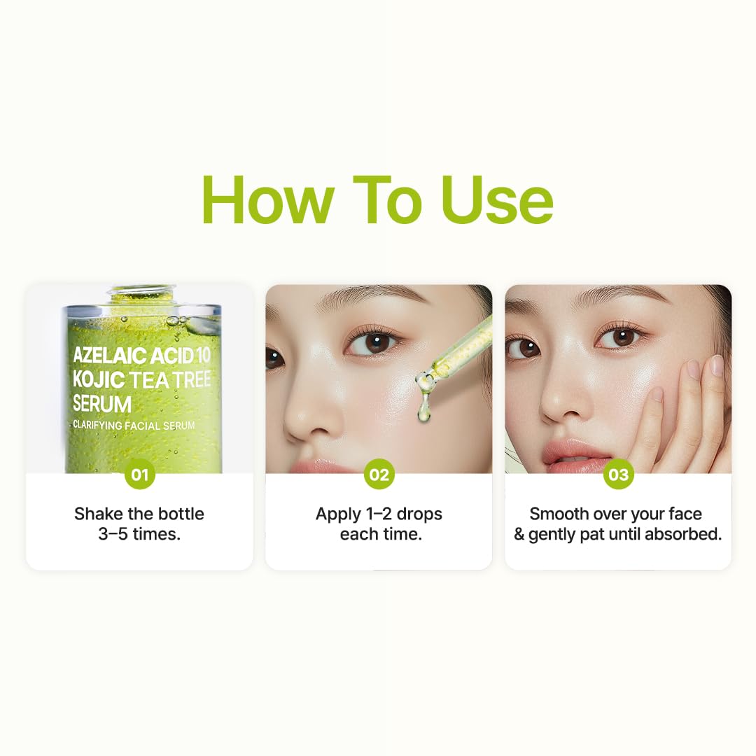 PURITO SEOUL - Azelaic Acid 10 Kojic Tea Tree Serum