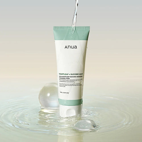 Anua - Heartleaf Succinic Moisture Cleansing Foam