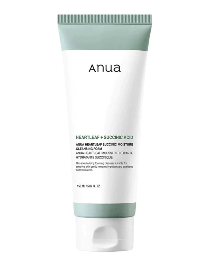Anua - Heartleaf Succinic Moisture Cleansing Foam
