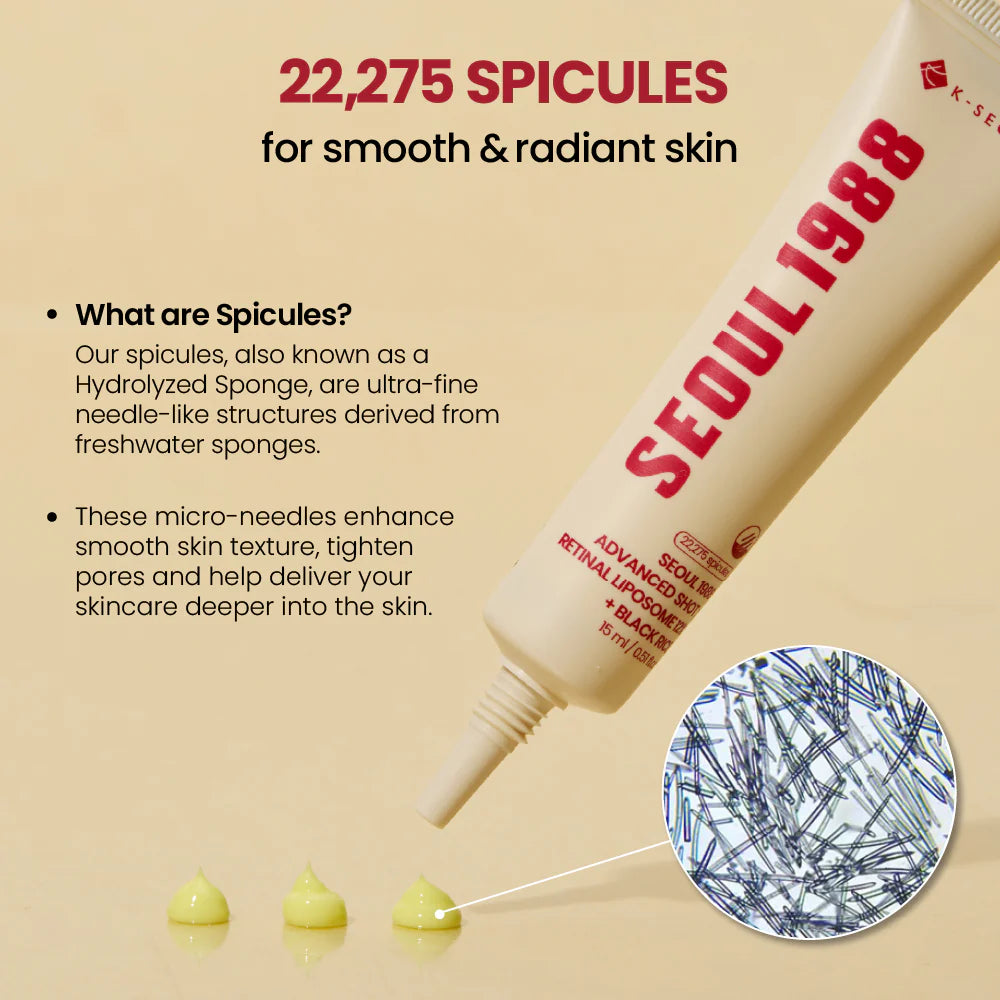 K-SECRET - SEOUL 1988 Advanced Shot : Retinal Liposome 12% + Black Rice