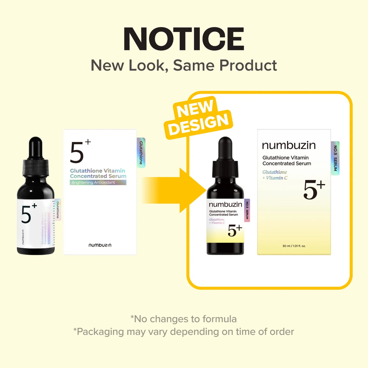 numbuzin - No.5 Vitamin Concentrated Serum