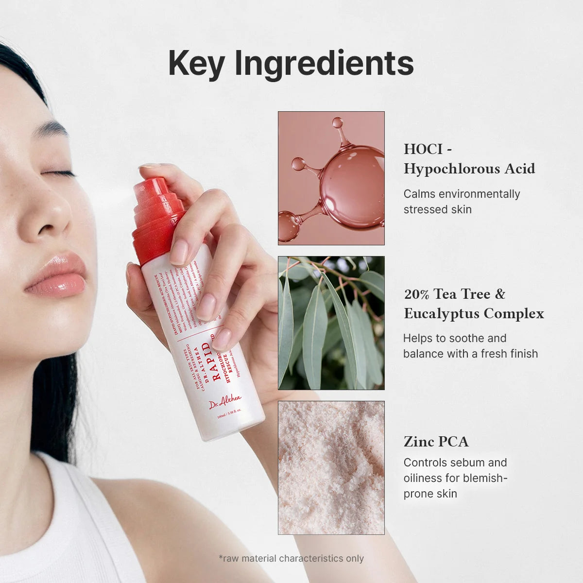 Dr. Althea - Rapid Hypochlorous Acid Rescue Mist