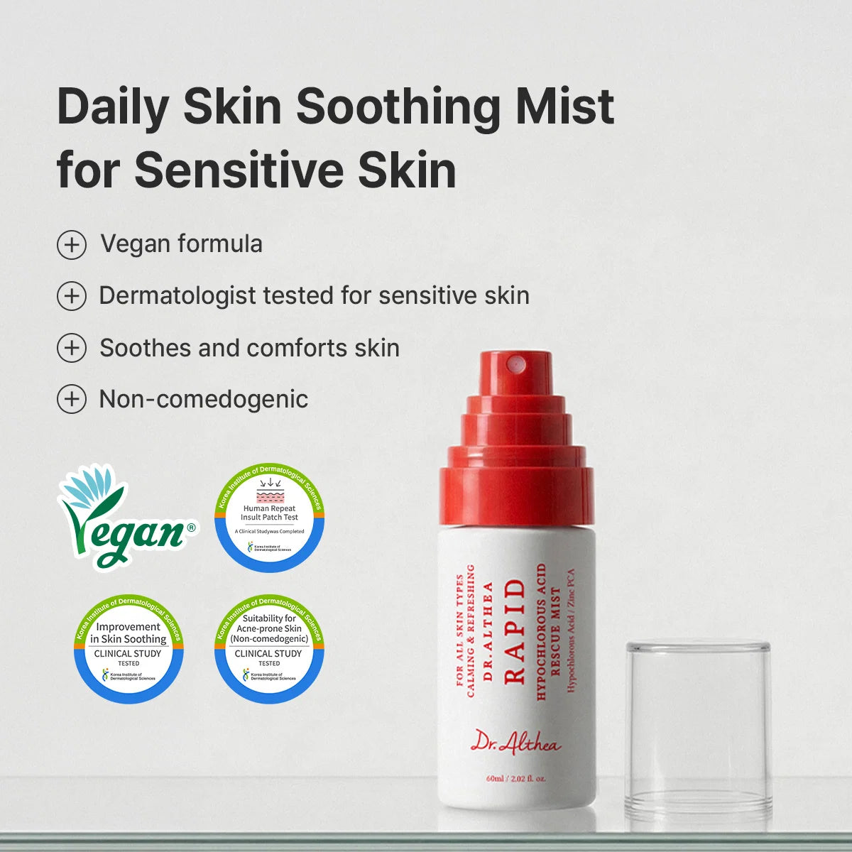 Dr. Althea - Rapid Hypochlorous Acid Rescue Mist