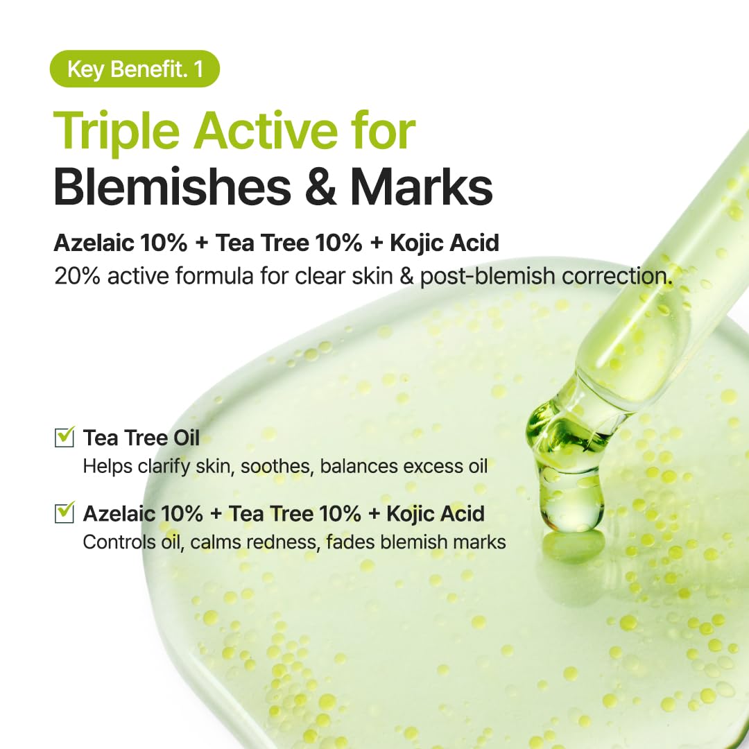 PURITO SEOUL - Azelaic Acid 10 Kojic Tea Tree Serum