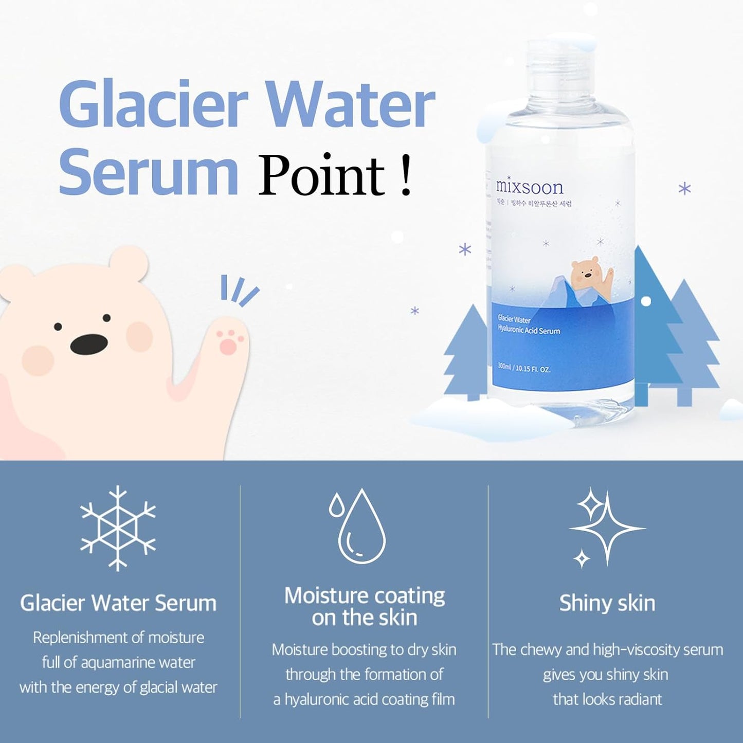 mixsoon - Glacial Water Hyaluronic Acid Serum