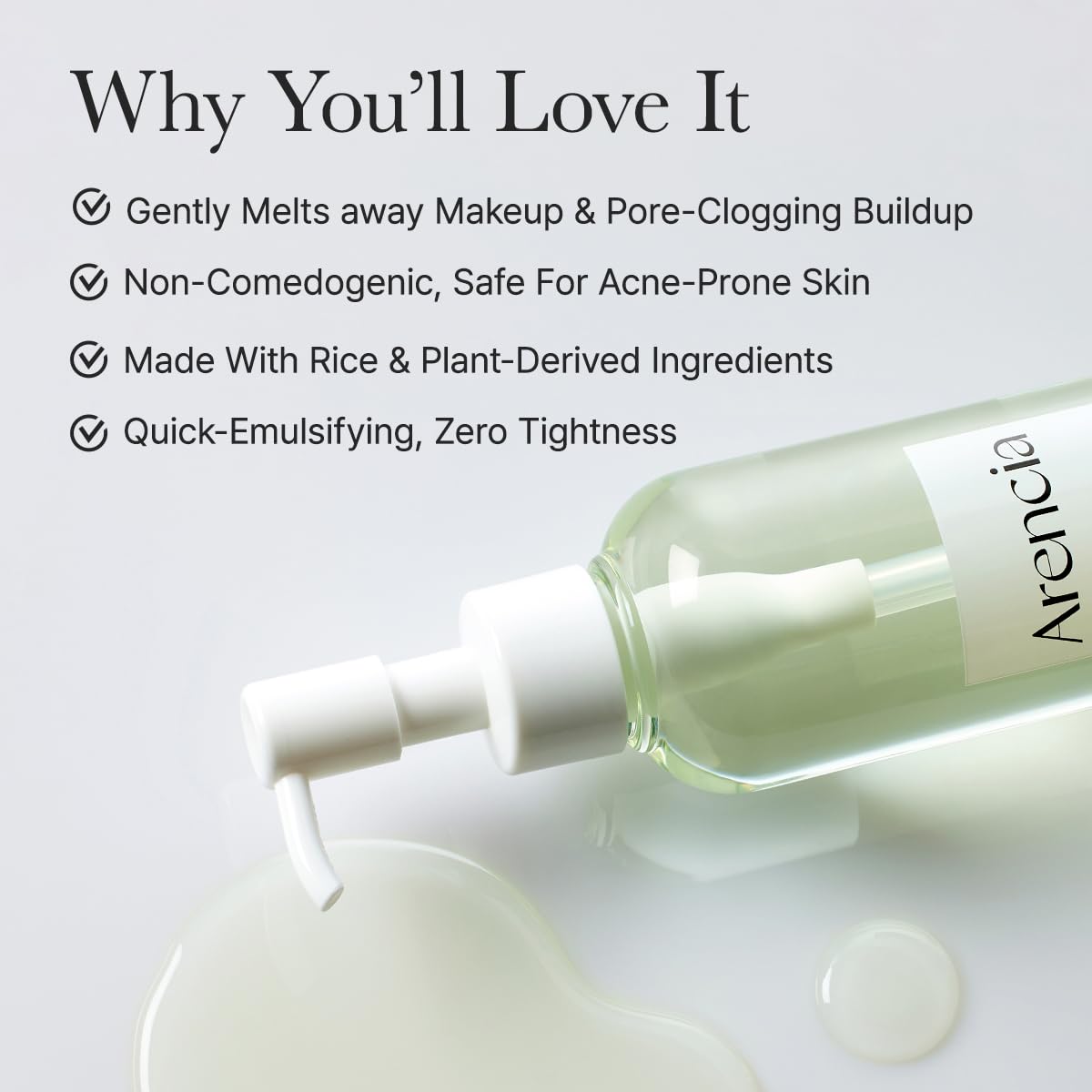 Arencia - Pore Melt Mochi Cleansing Oil
