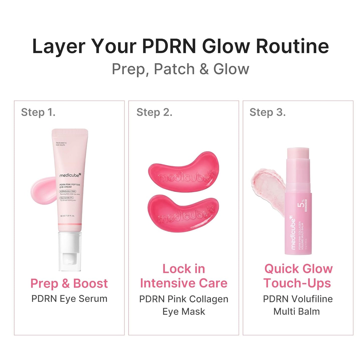 medicube - PDRN Pink Collagen Jelly Eye Mask