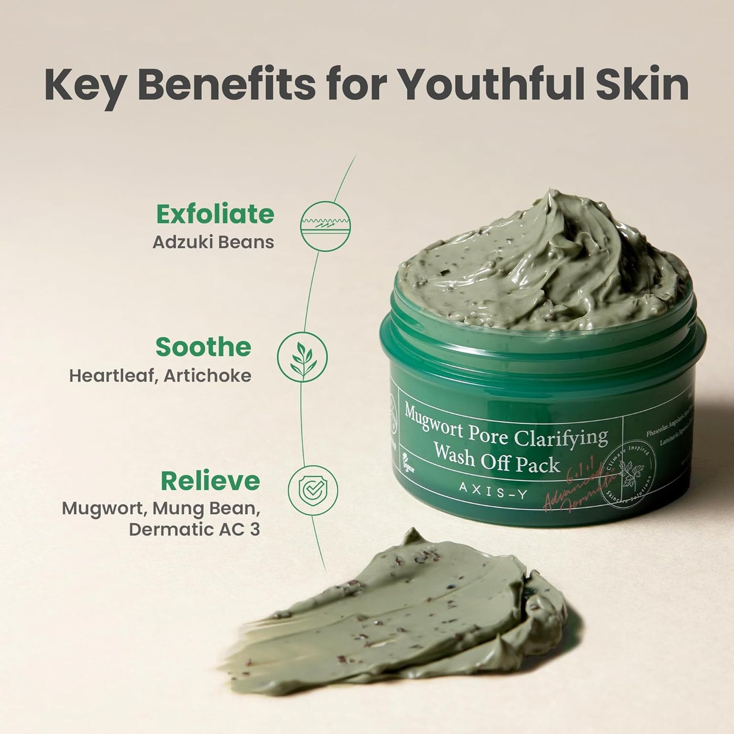 AXIS - Y - Mascarilla Mugwort Pore Clarifying Wash Off Pack