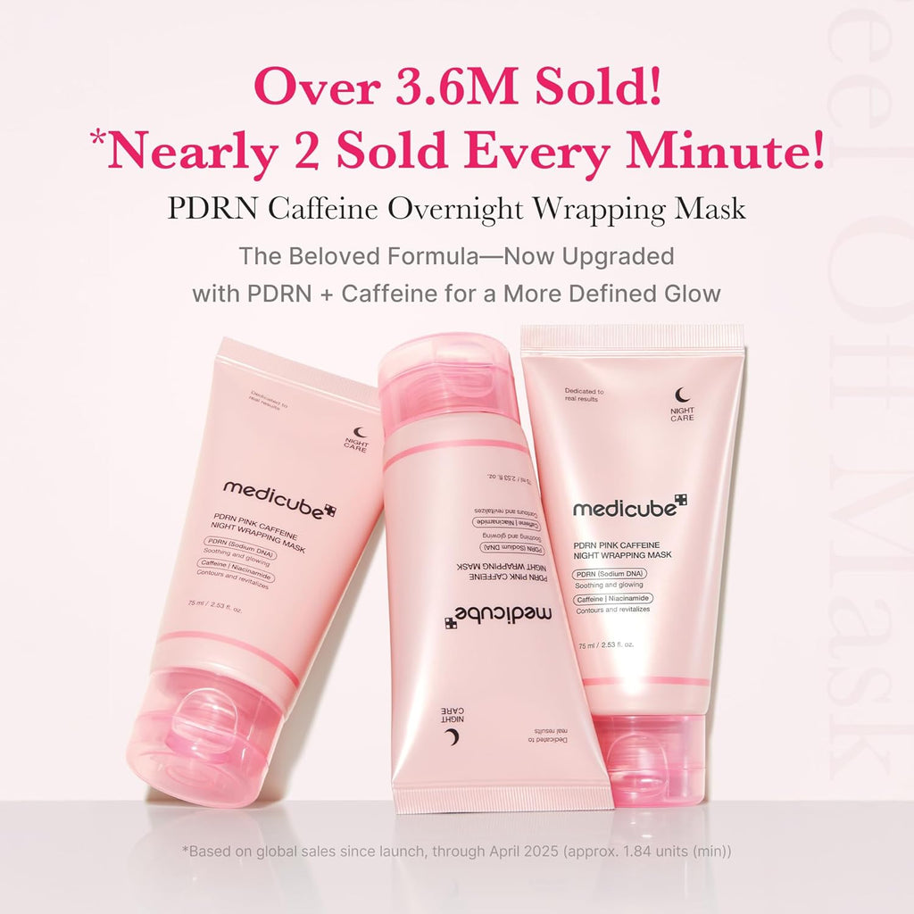 medicube - PDRN Pink Caffeine Night Wrapping Mask