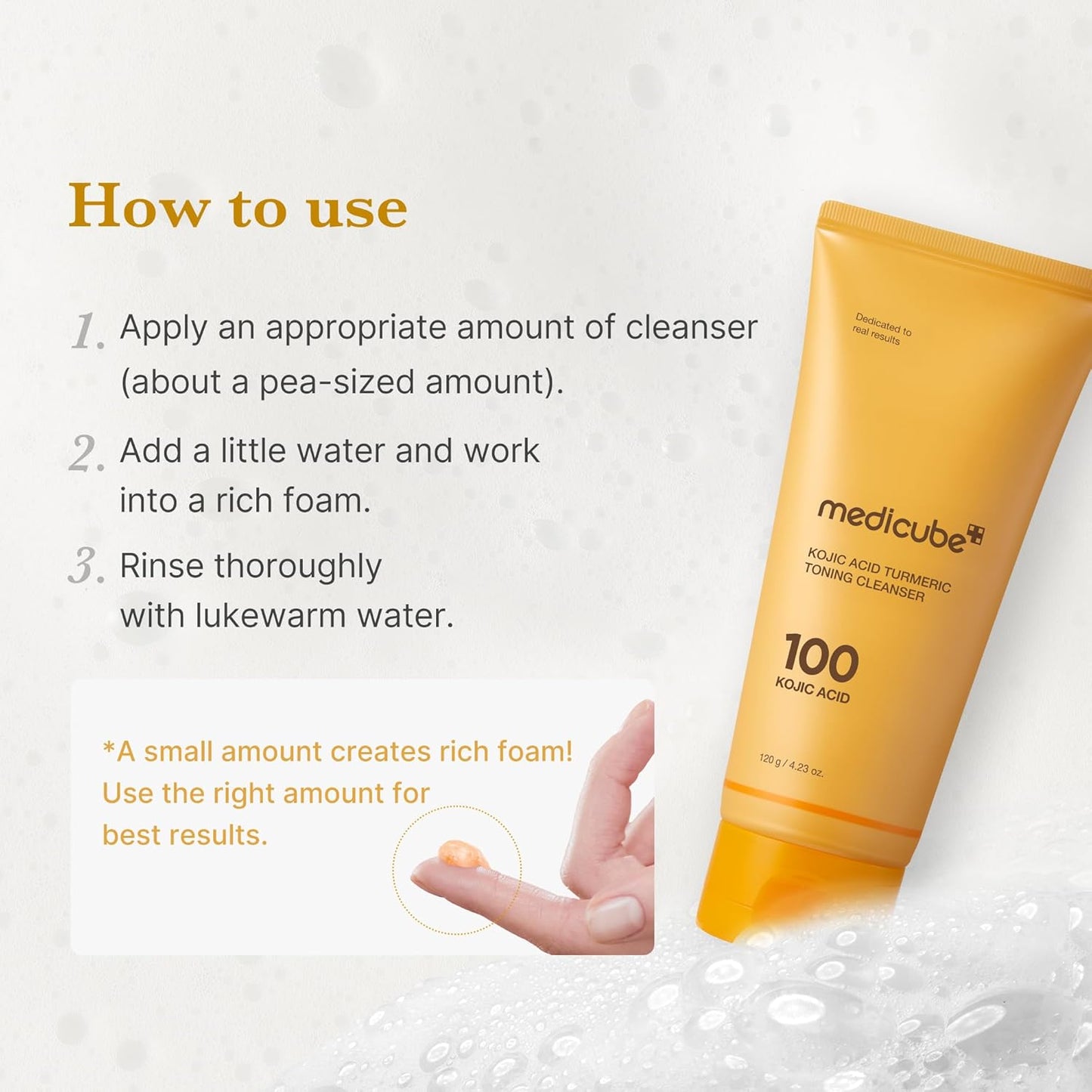 medicube - Kojic Acid Turmeric Toning Cleanser
