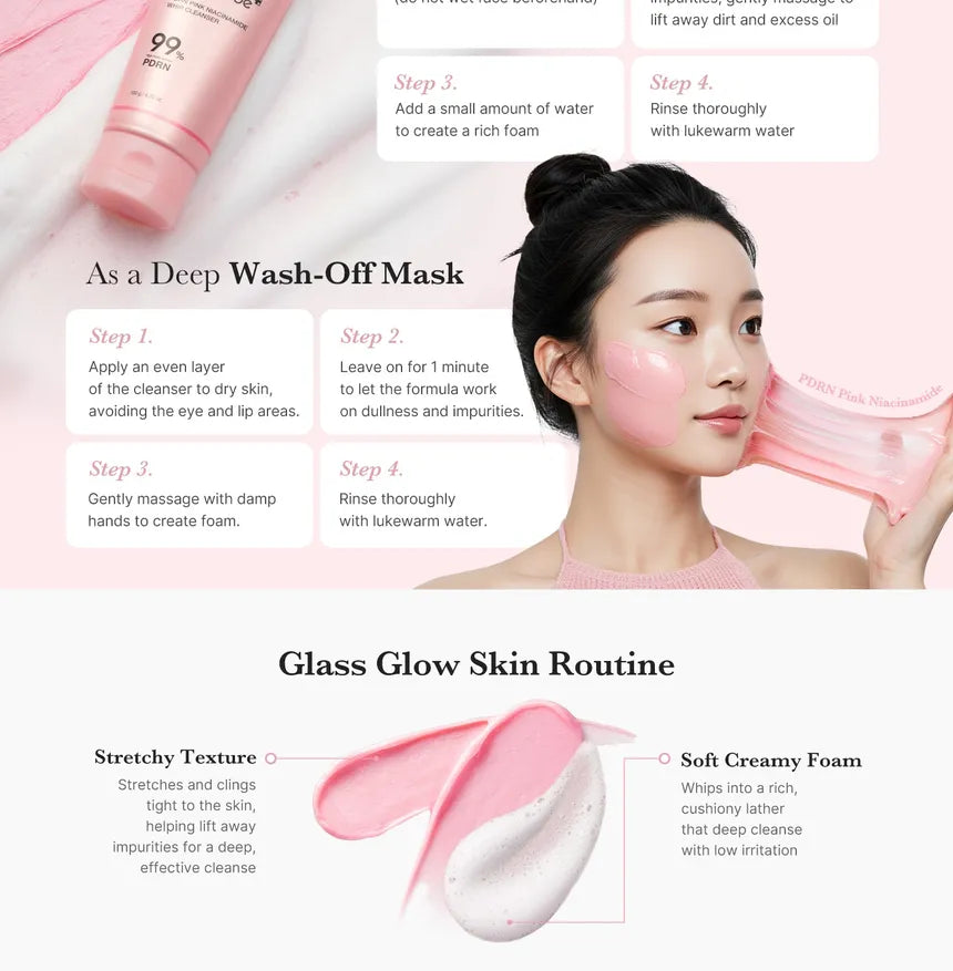 medicube - PDRN Pink Niacinamide Whip Cleanser