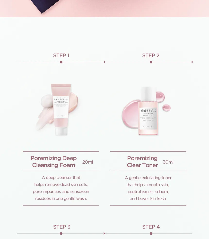 SKIN1004 - Madagascar Centella Poremizing Travel Kit