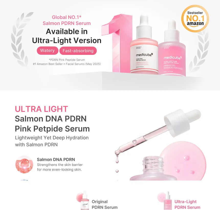 medicube - Ultra Light PDRN Pink Peptide Serum
