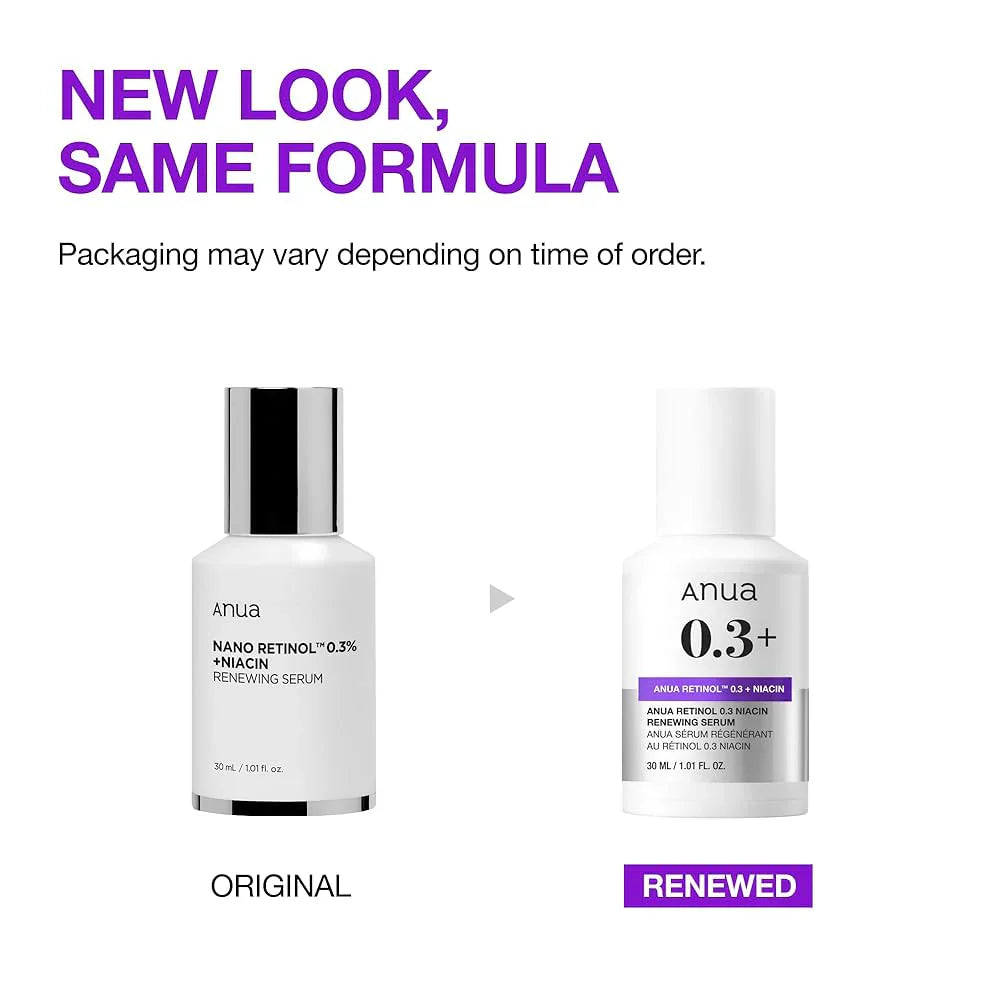 Anua - Nano Retinol 0.3% + Niacin Reneweing Serum