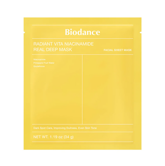 Biodance - Radiant Vita Niacinamide Real Deep Mask