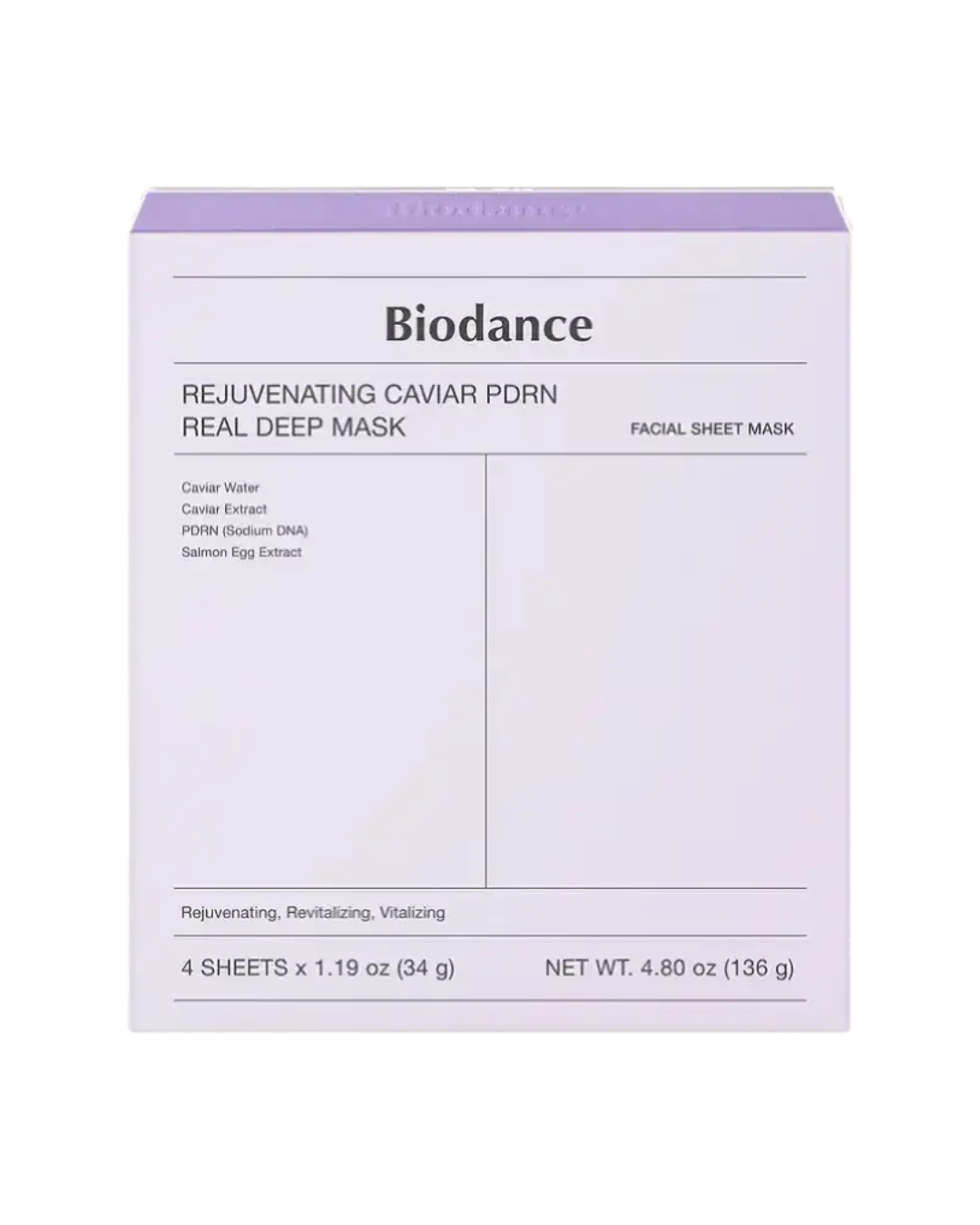 Biodance - Rejuvenating Caviar PDRN Real Deep Mask