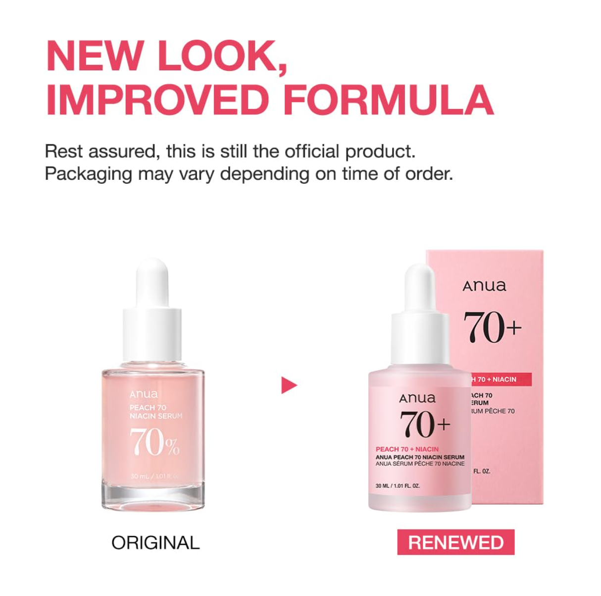 Anua - Peach 70% Niacinamide Serum