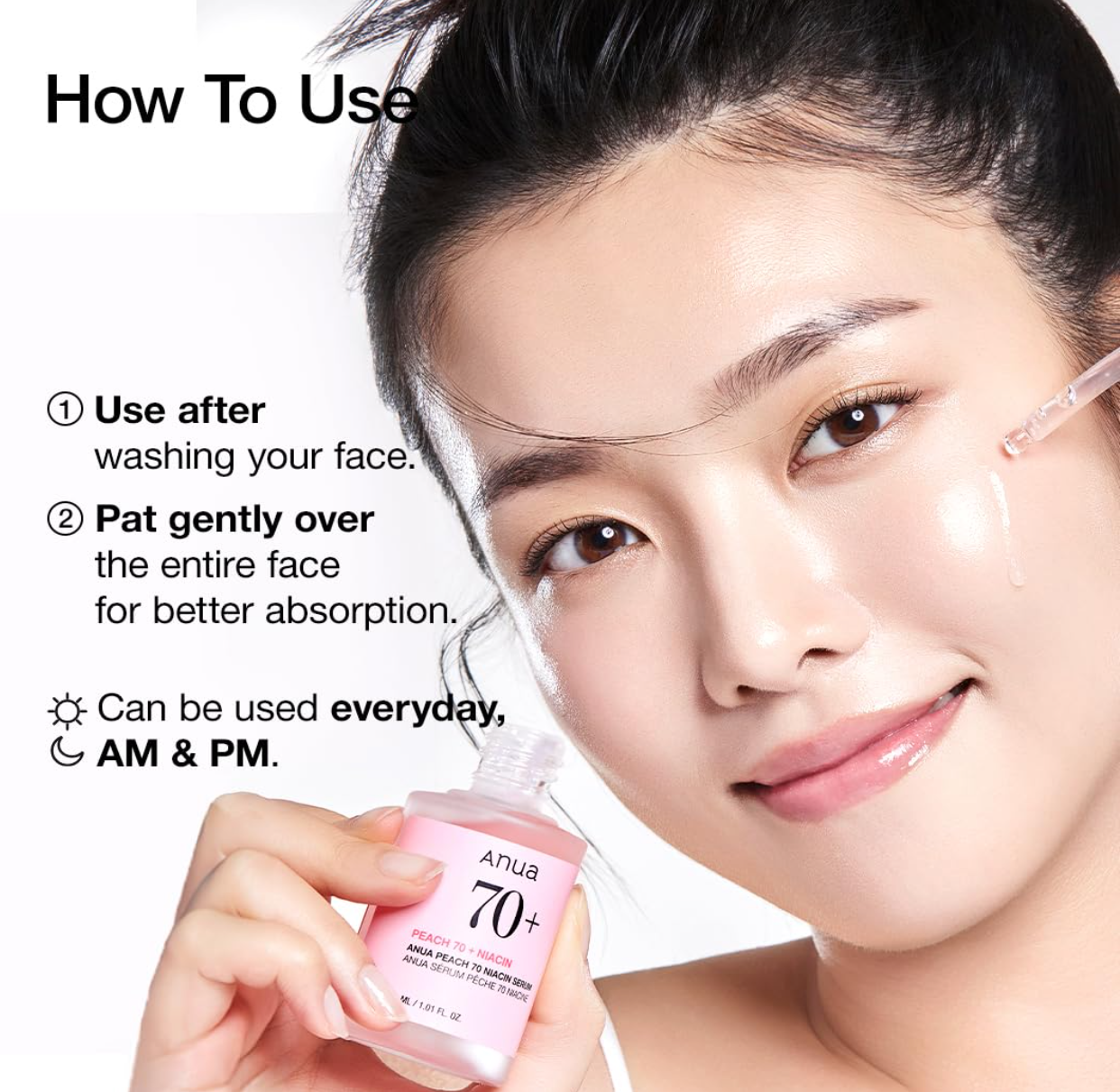 Anua - Peach 70% Niacinamide Serum
