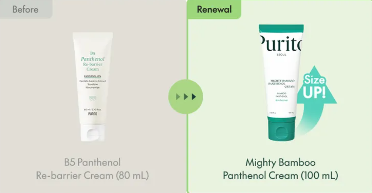 PURITO SEOUL - Mighty Bamboo Panthenol Cream